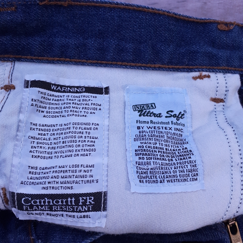 Cathartt flame resistant indura ultra soft jeans - Picture 7 of 11